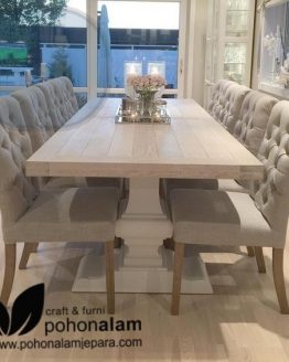 meja makan mewah jati