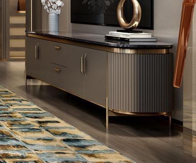 meja konsol stainless steel Meja konsol stainless steel marmer minimalis