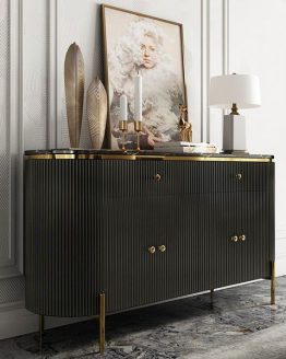 Meja konsul meja tembok stainless steel minimalis marmer