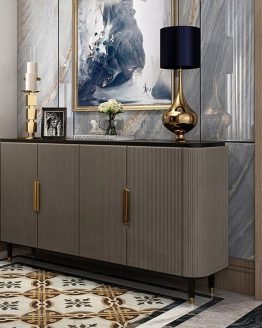 Meja konsul meja tembok stainless steel modern minimalis